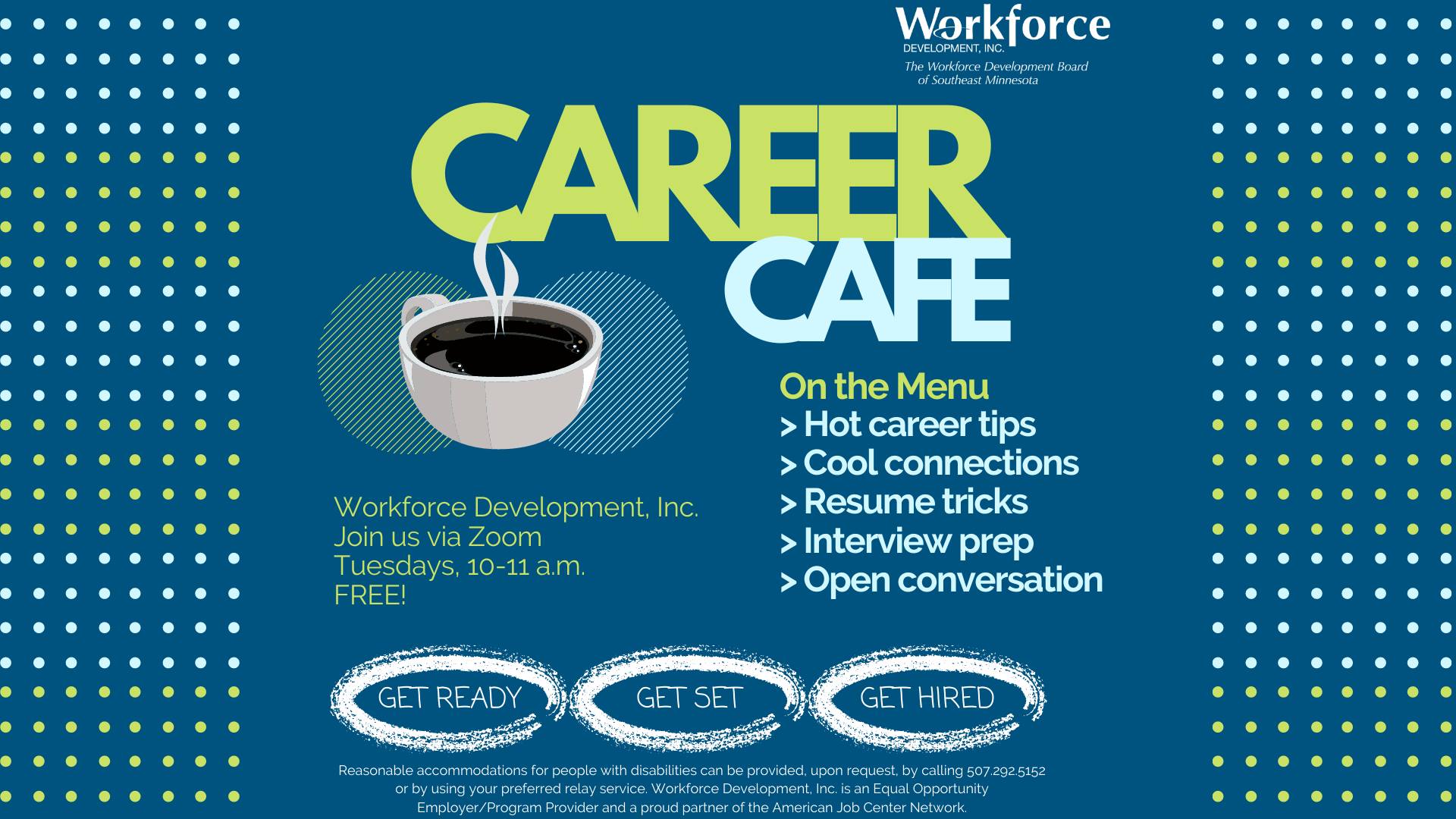 Career Café: Volunteer Work